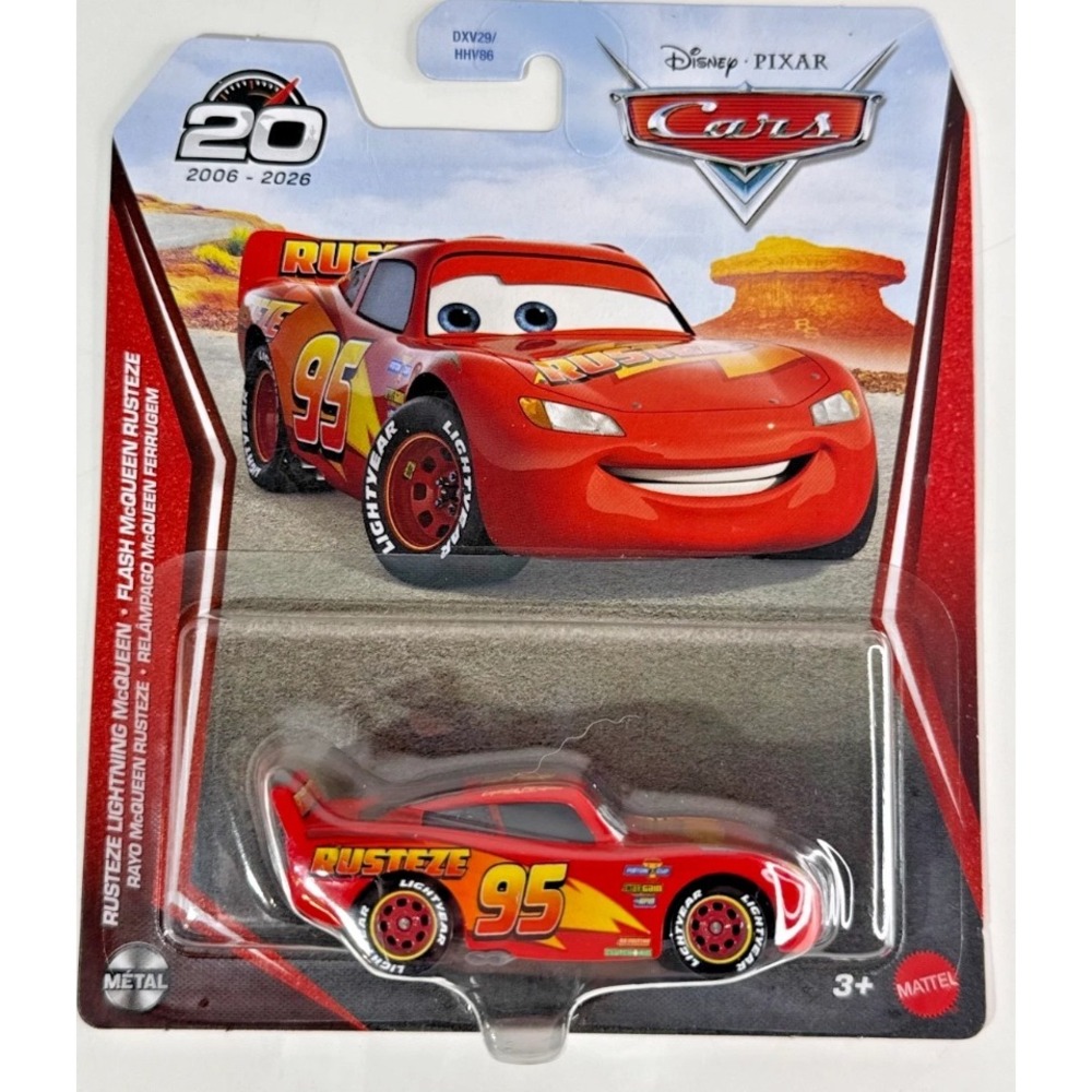 Disney Pixar World of Cars Lightning McQueen 1:55 Die-Cast Mattel M1636 New